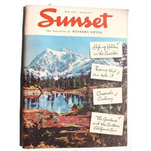 Vtg May 1951 Sunset Magazine Western living - Travel LANDSCAPING Remodeling